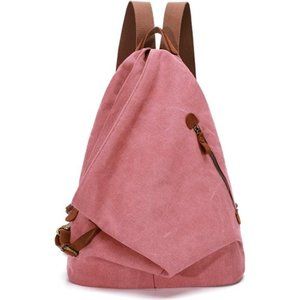 Canvas Vintage Backpack – Large Casual Daypack Outdoor Travel Rucksack Hiking